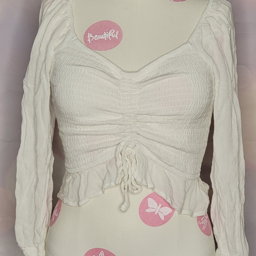 Hollister Ruched Cropped Top
